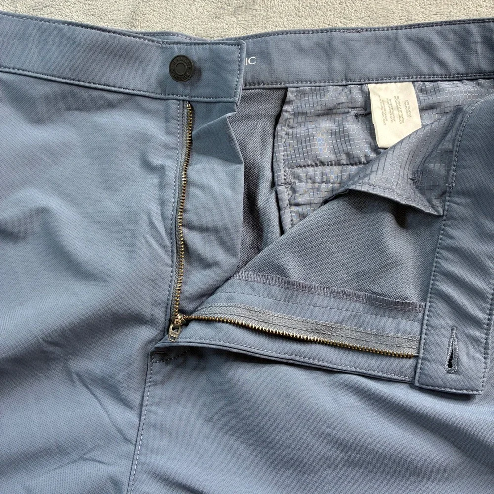 Banana Republic Mens 40x34 China Blue Slim Fit‎ Stretch Performance Pants NWT